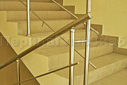 Перила и ограждения из нержавеющей стали с двумя ригелями в Воронеже. Готовые проекты ПерилаГлавСнаб - фото 10