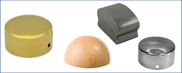  Заглушки для деревянного поручня в Воронеже. Комплектующие для лестничных ограждений и перил ПерилаГлавСнаб